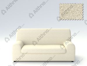 Ελαστικά καλύμματα καναπέ Ξεχωριστό Μαξιλάρι Valencia-Πολυθρόνα-Ιβουάρ -10+ Χρώματα Διαθέσιμα-Καλύμματα Σαλονιού